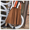 Bohemian Skirt - Suede Pleated-Be-Bohemian