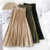 Bohemian Skirt - Vintage Pleated Satin-Be-Bohemian