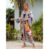 Bohemian Kimono - Bold Prints w Belt-Be-Bohemian