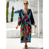 Bohemian Kimono - Bold Prints w Belt-Be-Bohemian