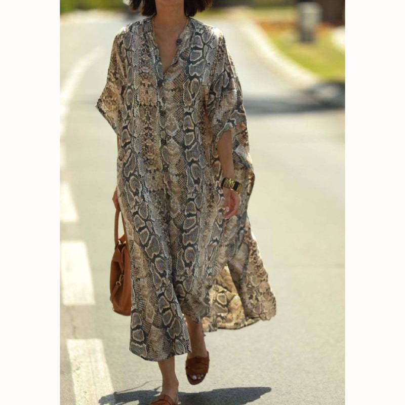 Bohemian Beachwear - Snakeskin Cover-up-Be-Bohemian