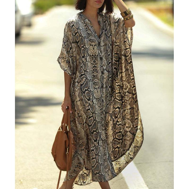 Bohemian Beachwear - Snakeskin Cover-up-Be-Bohemian