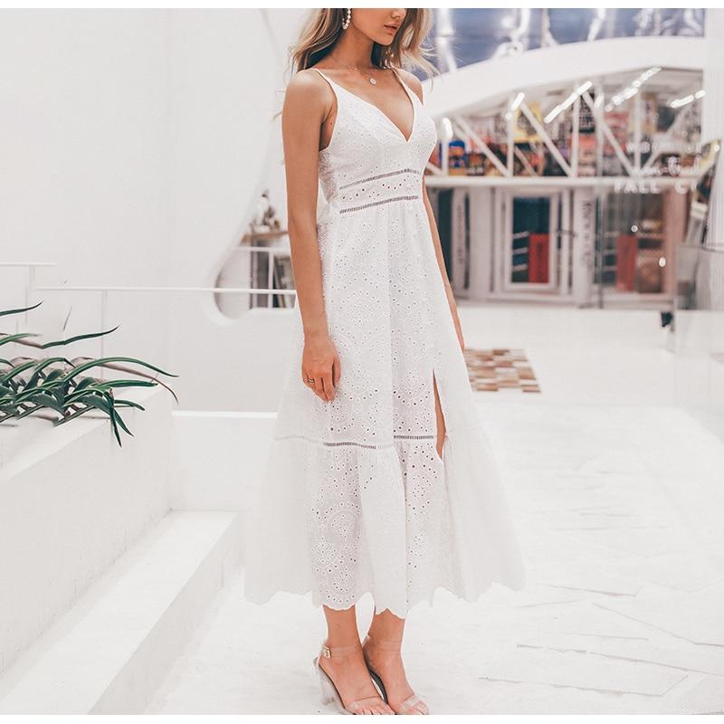 Bohemian Dress - Embroidered V-neck Sexy-Be-Bohemian