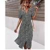 Bohemian Dress - Floral Casual Midi-Be-Bohemian
