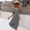 Bohemian Dress - Floral Casual Midi-Be-Bohemian