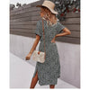 Bohemian Dress - Floral Casual Midi-Be-Bohemian