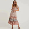 Bohemian Dress - Floral Print Sundress-Be-Bohemian