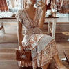 Bohemian Dress - Floral Print Sundress-Be-Bohemian