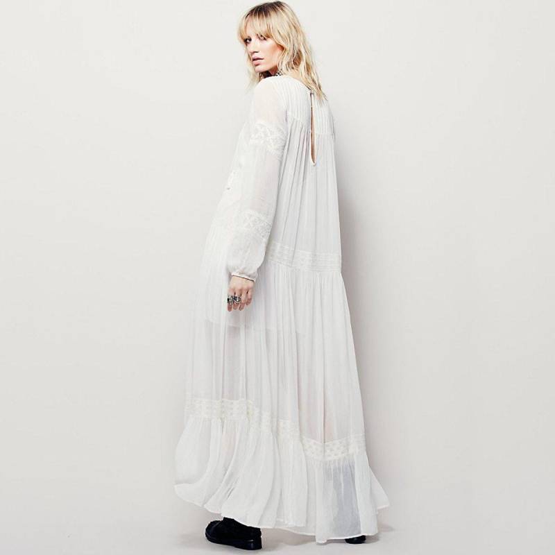 Bohemian Dress - Hippie Long Sleeve-Be-Bohemian