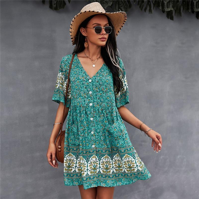 Bohemian Dress - Summer Dress Bohemian Dress - Summer Dress
