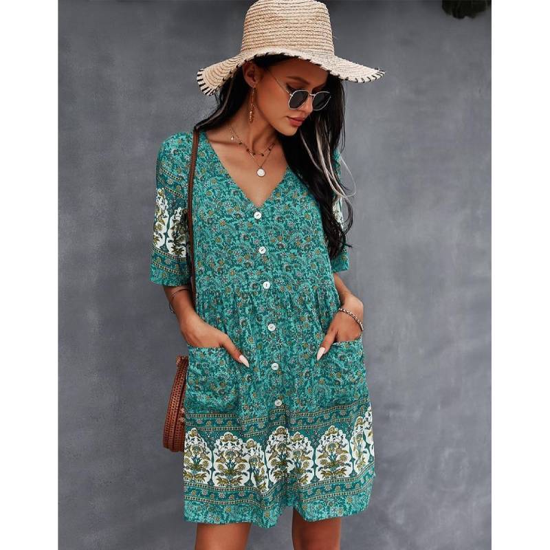 Bohemian Dress - Summer Dress Bohemian Dress - Summer Dress