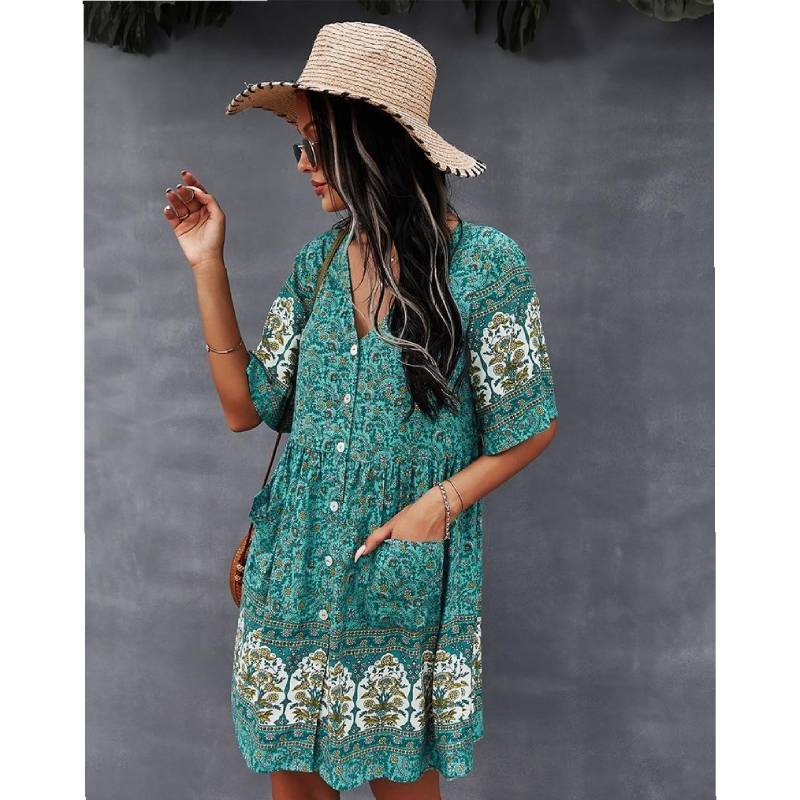 bohemian summer dresses Bohemian Dress - Summer Dress