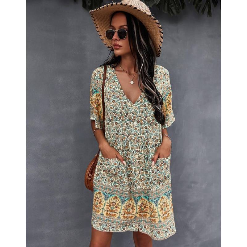 Bohemian Dress - Summer Dress Bohemian Dress - Summer Dress