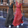 Bohemian Dress - Sexy V Neck Vintage-Be-Bohemian