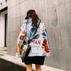 Bohemian Jacket - Graffiti Denim-Be-Bohemian