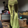 Bohemian Pants - Hi Waisted Velvet Flares-Be-Bohemian