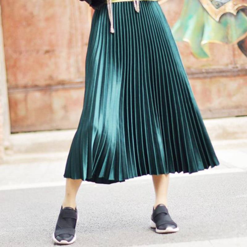 Bohemian Skirt - Metalic Pleats-Be-Bohemian