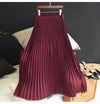 Be-Bohemian-Pleated Midi Long Skirt