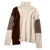 Bohemian Top - Color Blocked Turtleneck-Be-Bohemian