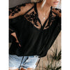 Bohemian Top - Lantern Lace Blouse-Be-Bohemian