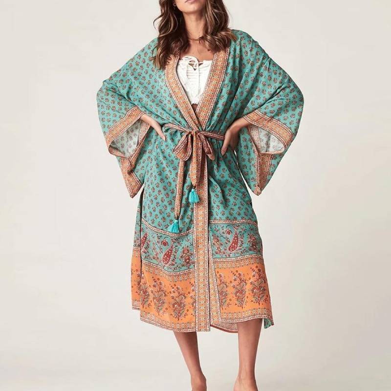 Boho Beachwear - Kimono-Be-Bohemian