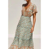 Boho Dress - Floral Printed Maxi-Be-Bohemian