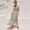 Boho Dress - Floral Printed Maxi-Be-Bohemian