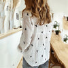 Be-Bohemian-Casual Birds Print Blouse top