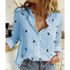 Be-Bohemian-Casual Birds Print Blouse top