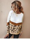 Boho Top - Leopard Knitted Sweater-Be-Bohemian