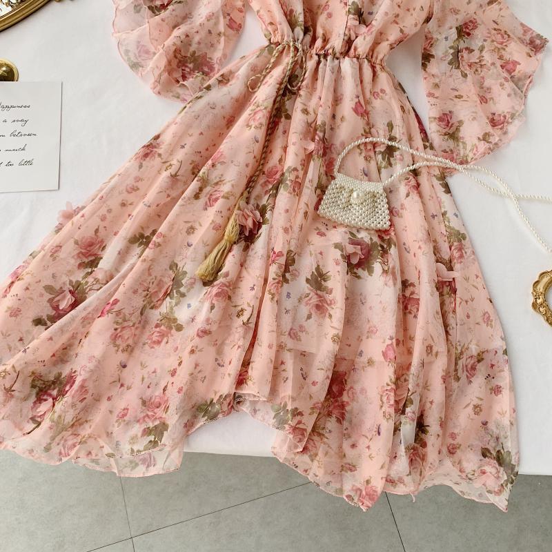 Boho dress - Chiffon Vacation-Be-Bohemian